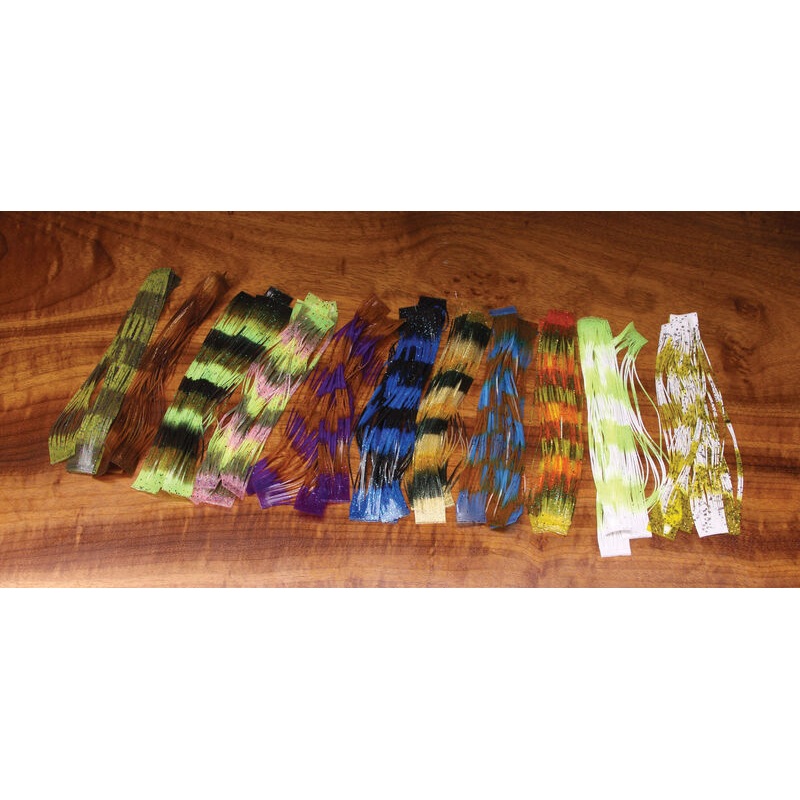 Fly Enhancer Legs|Blue/ Black|Brown/ Pumpkin|Purple/ Pumpkin|White/ Chartreuse