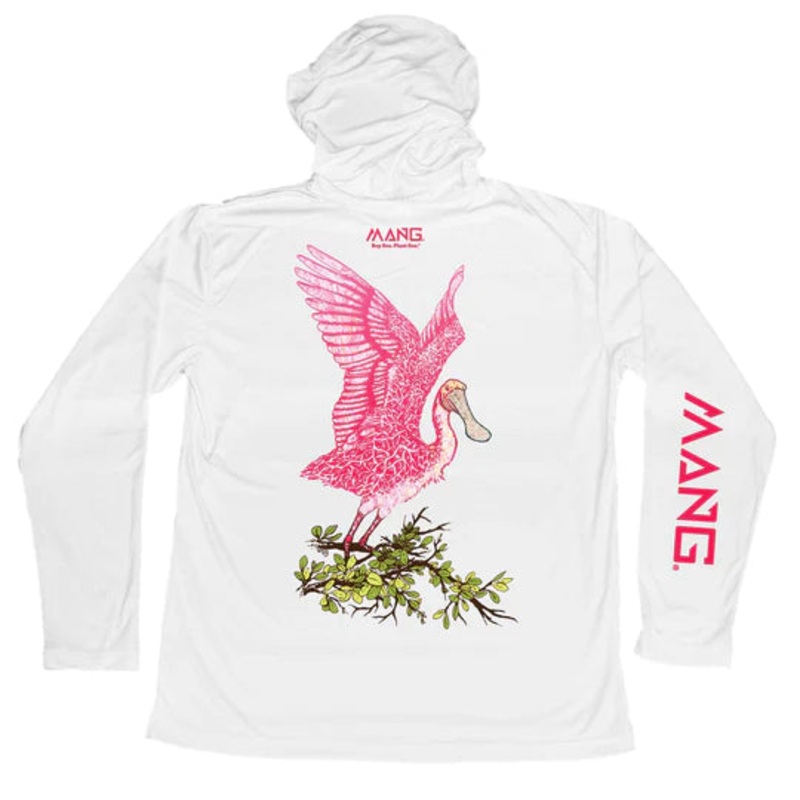 Manggear Spoonbill Hoodie White
