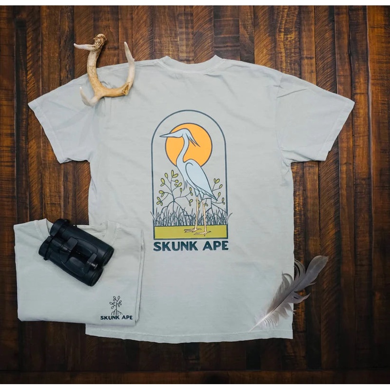 Skunk Ape Designs GB Heron Tee