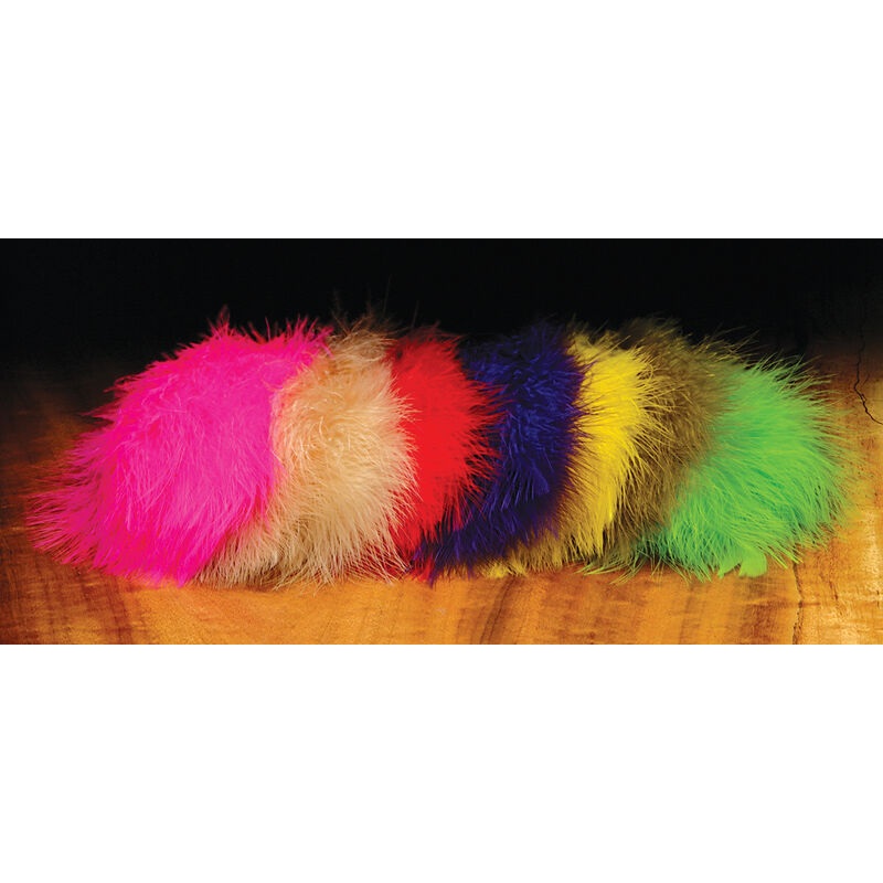 X-Select Marabou|Tan|Shrimp Pink|Red|Bright Purple|Black|White|Chart|Pink
