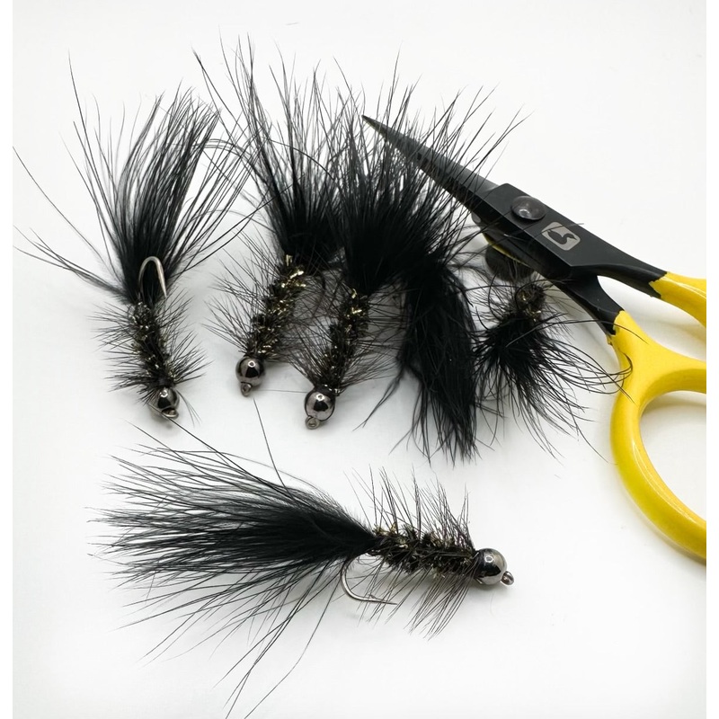 B.H. Black Crystal Wooly Bugger