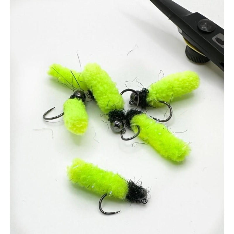 Chartreuse Mop Fly Tungsten BH