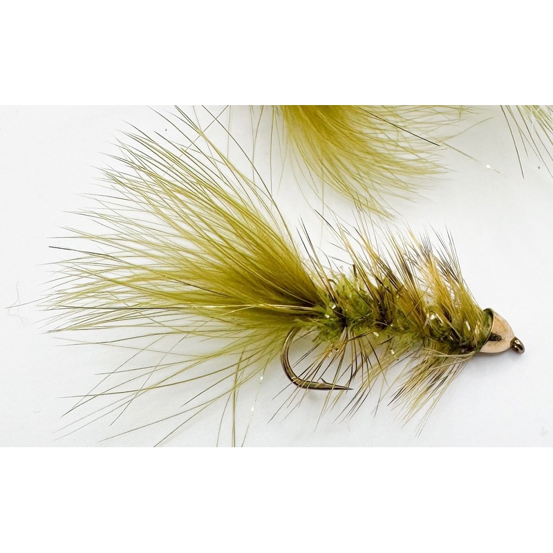 Cone Head Olive Wooly Bugger||8