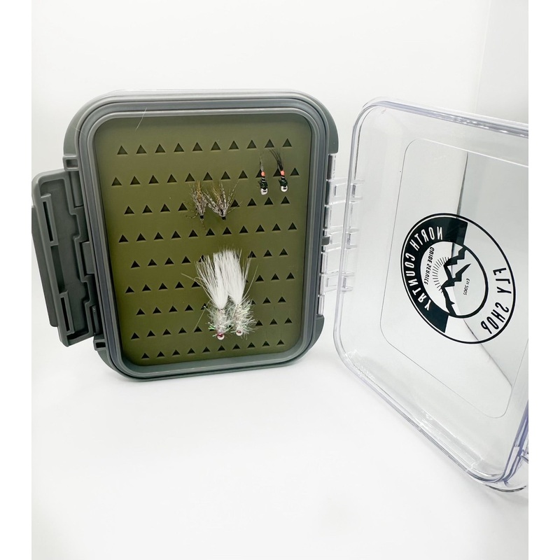 Custom Double Sided Waterproof Fly Box Self Healing Silicone 5x3x1.5