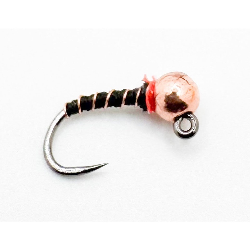 Gold TB Euro Zebra Midge Black