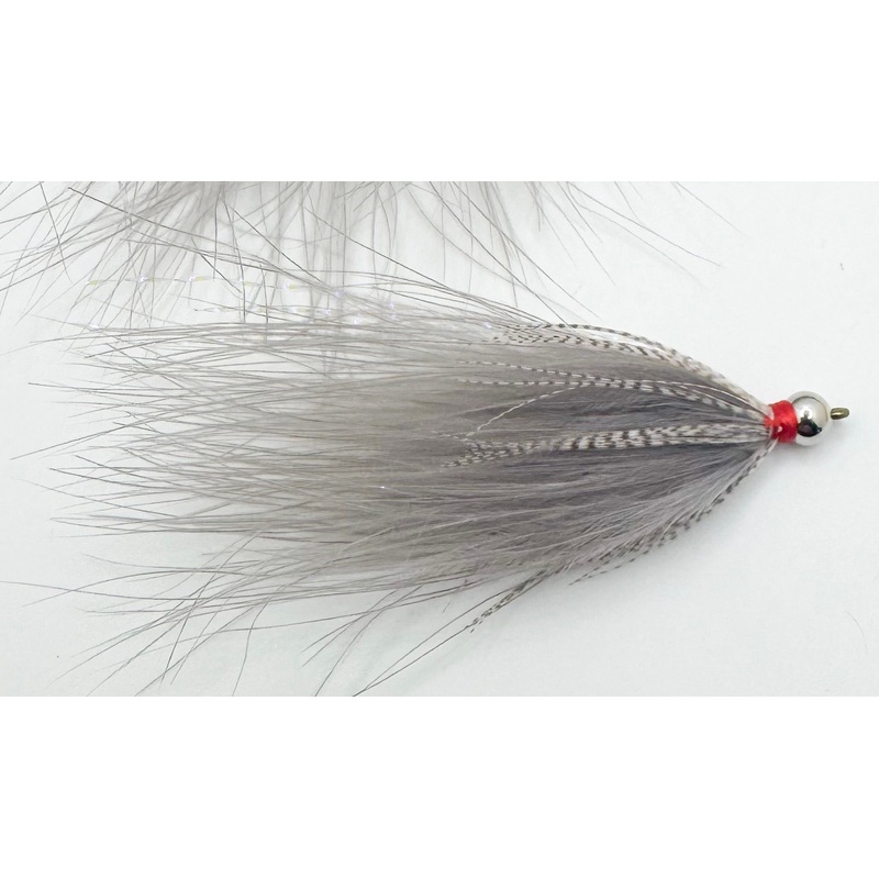Bead Head Soft Hackle Streamer Gray