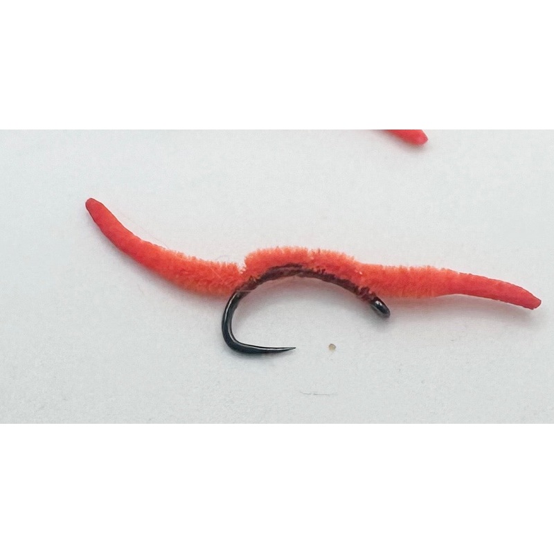 Micro San Juan Worm Fl. Red (Jack Ogden)