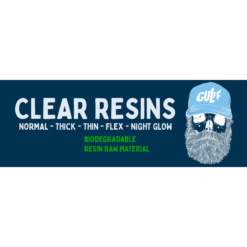 GULFF Clear UV Resins 15ml & 50 ml