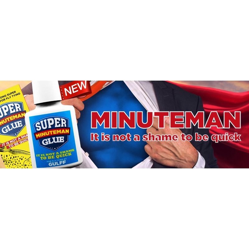 Gulff Minuteman super glue|10ml Stnd Minuteman super glue|10ml Gel Minuteman super glue