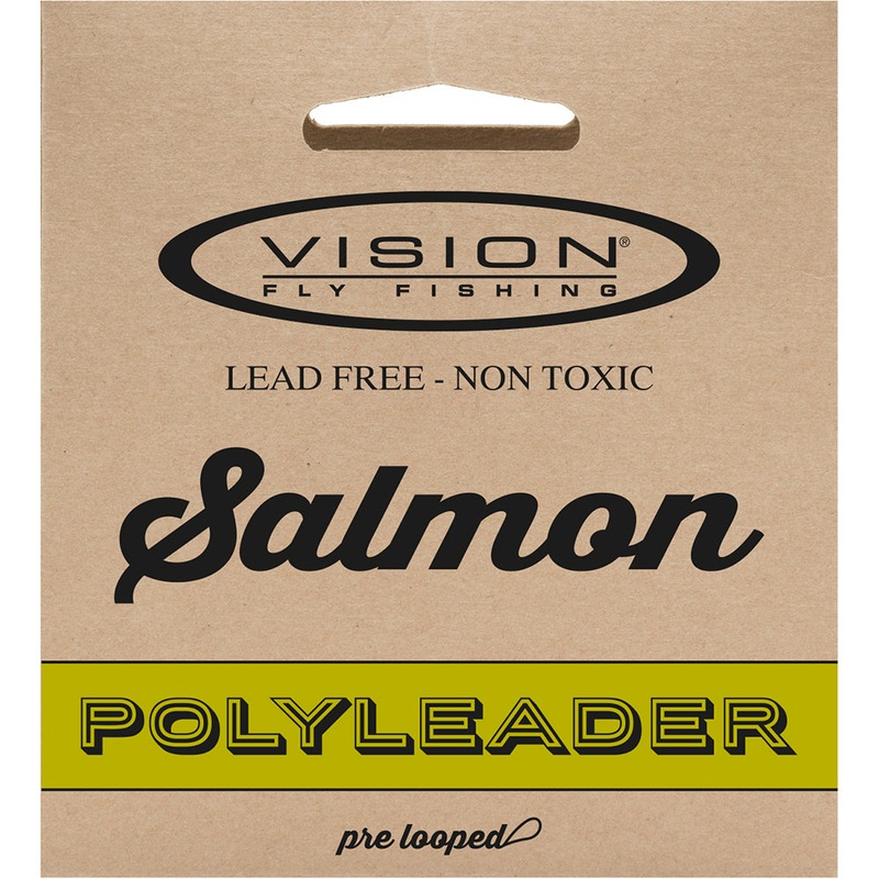 Vision Salmon Poly Leaders|Floating 14ft VPS01|Intermediate 12.5ft VPS02|Slow Sink 10ft VPS03|Fast Sink 10ft VPS04|Extra Fast Sink 10ft VPS05