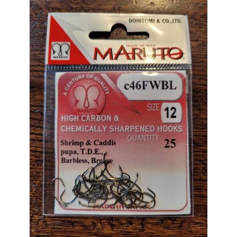 Maruto C46FWBL Hooks||12 C46FWBL- 25pcs||14 C46FWBL- 25pcs||16 C46FWBL- 25pcs