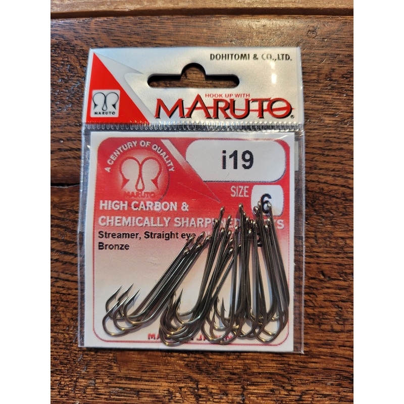 Maruto I19 Hooks||6 I19- 25pcs||8 I19- 25pcs||10 I19- 25pcs||12 I19- 25pcs
