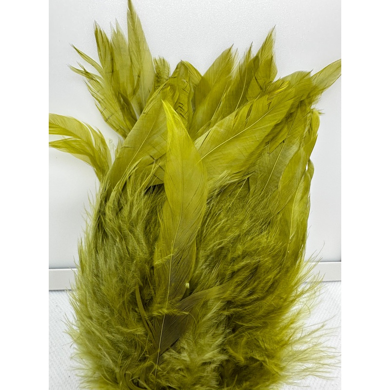 schlappen feathers|White|chartreuse|Silver Doc Blue|Pink|Royal Blue|Black|Orange|Olive|Yellow|Dark Purple|Fire Orange|Green|Purple|Red