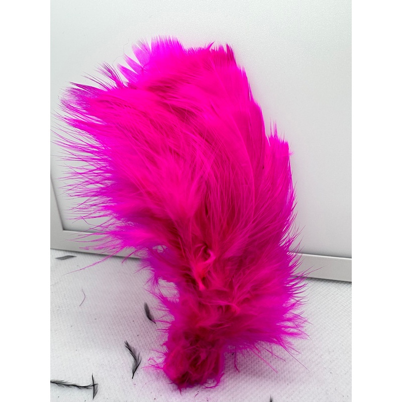 Turkey Flat’s Feather|Black|Pink|Yellow|Chartreuse|Orange|Fire Orange|Red|Silver Doc Blue|Light Blue|Purple