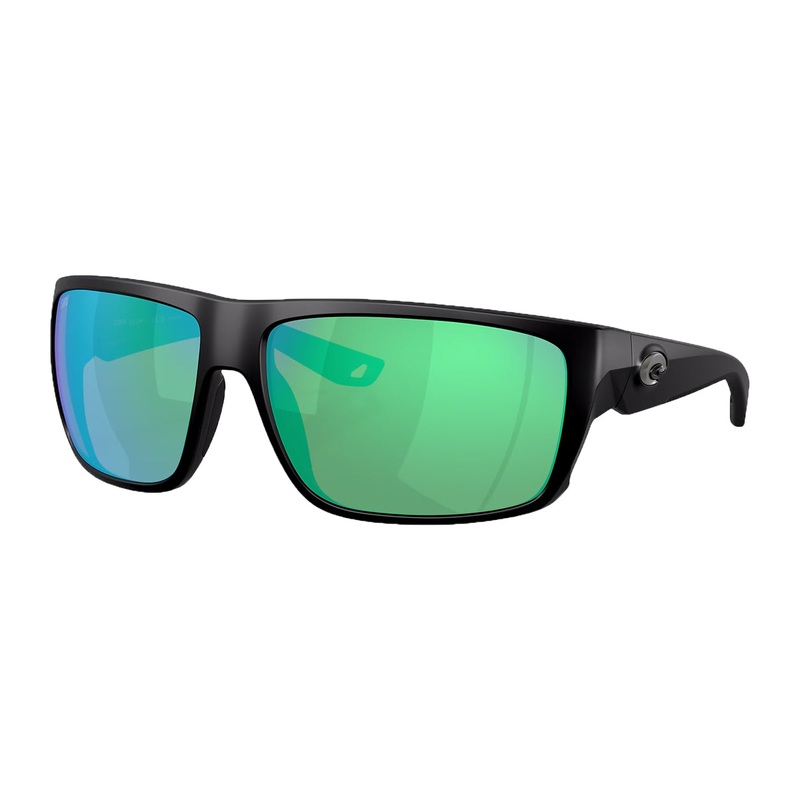 Costa Fly Line Sunglasses Matte Black Green Mirror 580P