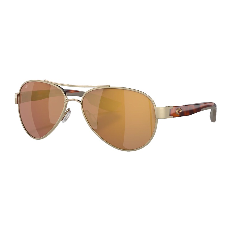 Costa Loreto Sunglasses Brushed Gold – Gold Mirror 580G