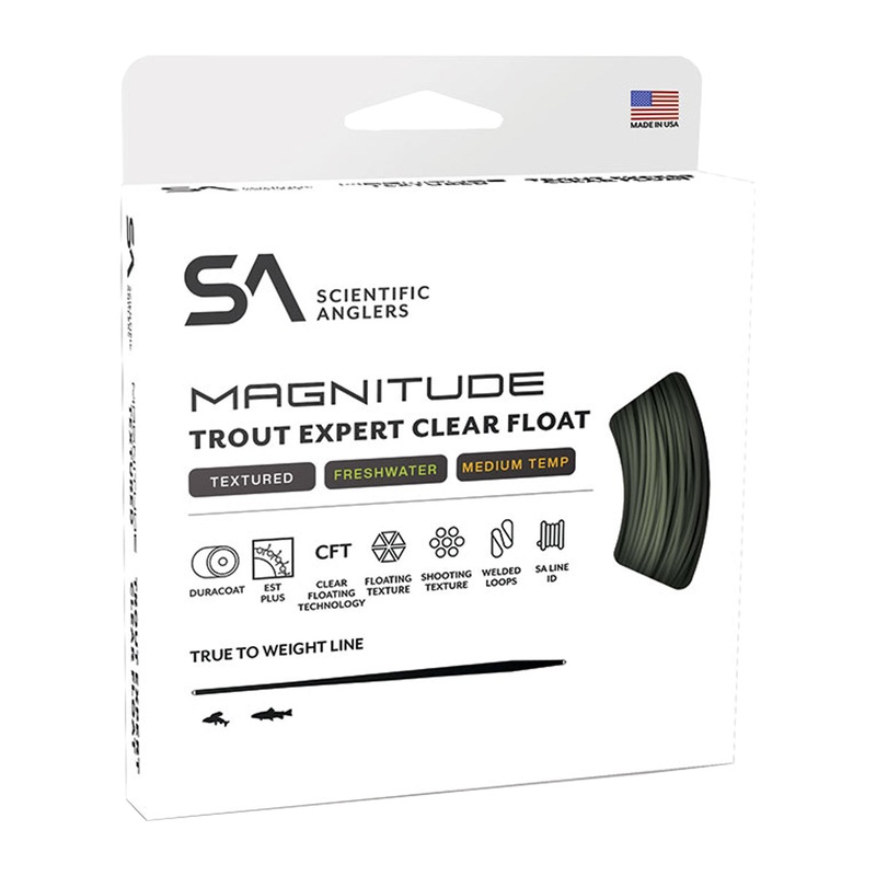 Scientific Anglers Magnitude Trout Textured Infinity Fly Line 10′ Clear Float Tip