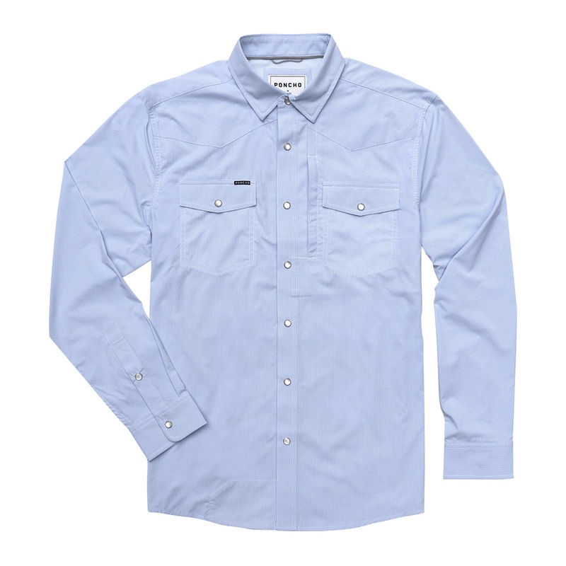 Poncho The Nueces Western LS Shirt
