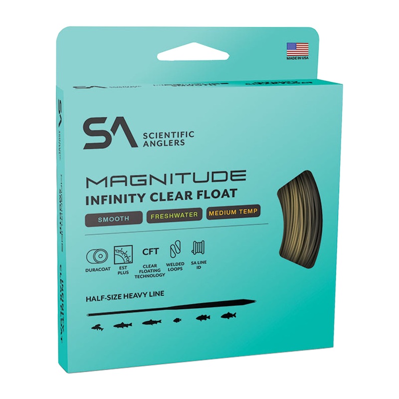 Scientific Anglers Magnitude Trout Smooth Infinity Fly Line 10′ Clear Float Tip