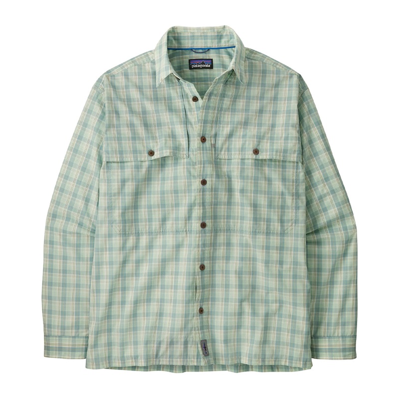 Patagonia L/S Island Hopper Shirt Dipper: Rinsed Green