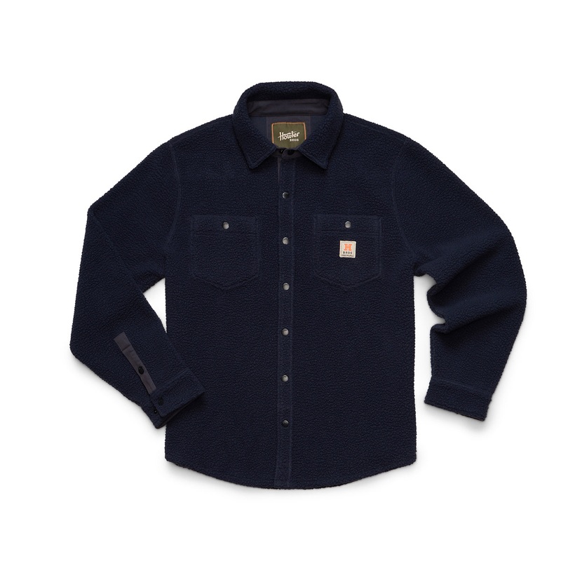 Howler Bros Allegheny Fleece Overshirt Dark Indigo