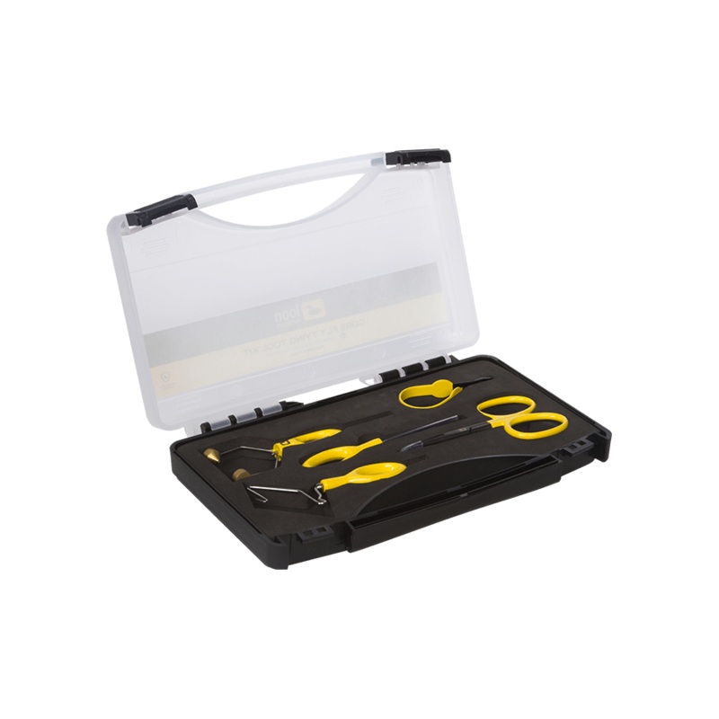 Core Fly Tying Tool Kit|Yellow|Black|5 Tools