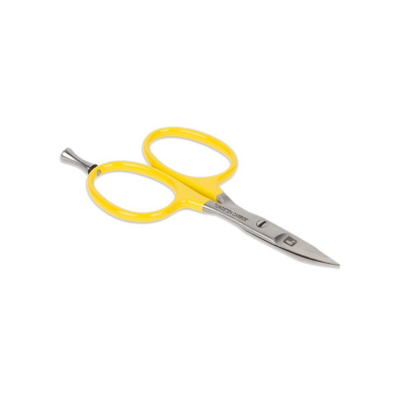 Tungsten Carbide Curved All Purpose Scissors w/ Precision Peg