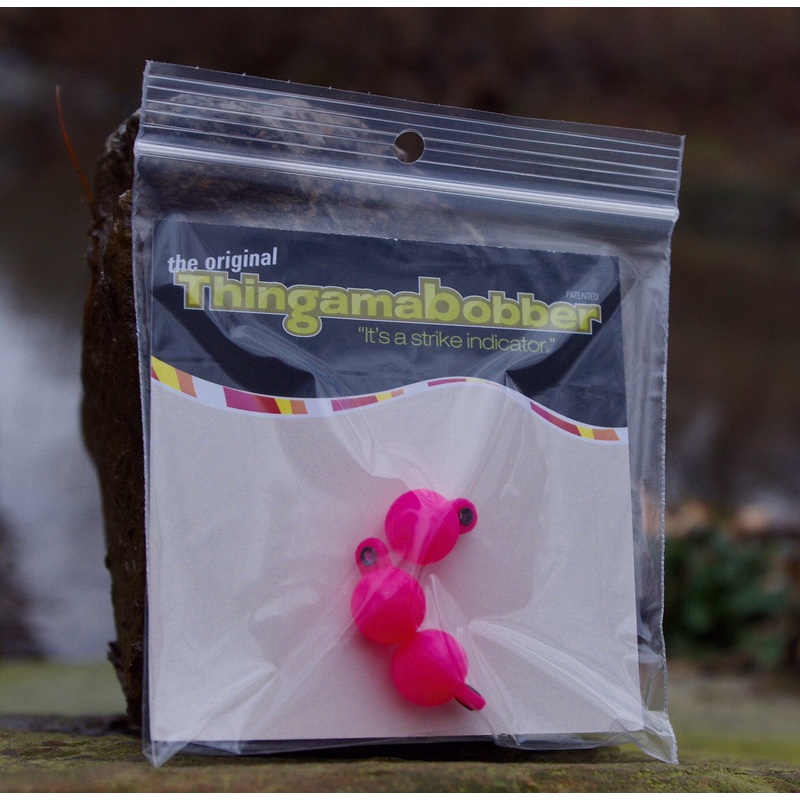 Thingamabobber 3-pack|3/4″|1/2″|Clear|Glow-In-The-Dark|Orange|Pink|White