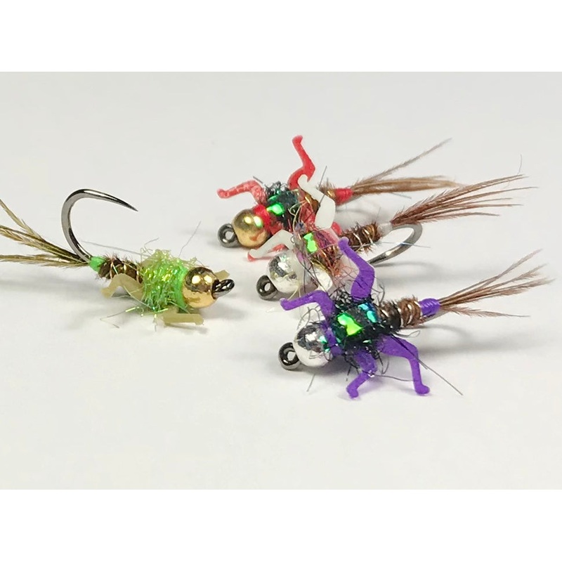 Double Hot Spot DHS Pheasant Tail Barbless/ Tungsten