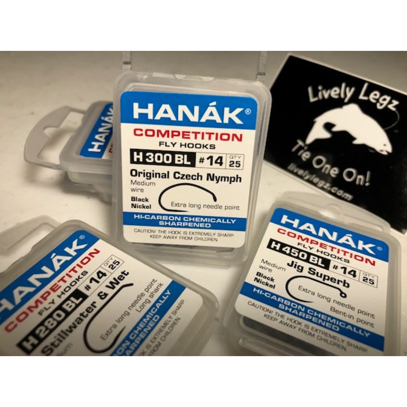 Hank Competition Barbless Hooks