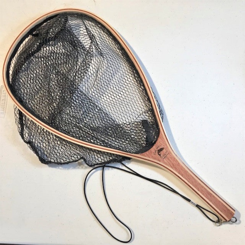 Lively Legz Wooden Handle Rubber Coated Mesh Net (Domestic Shipping Only)