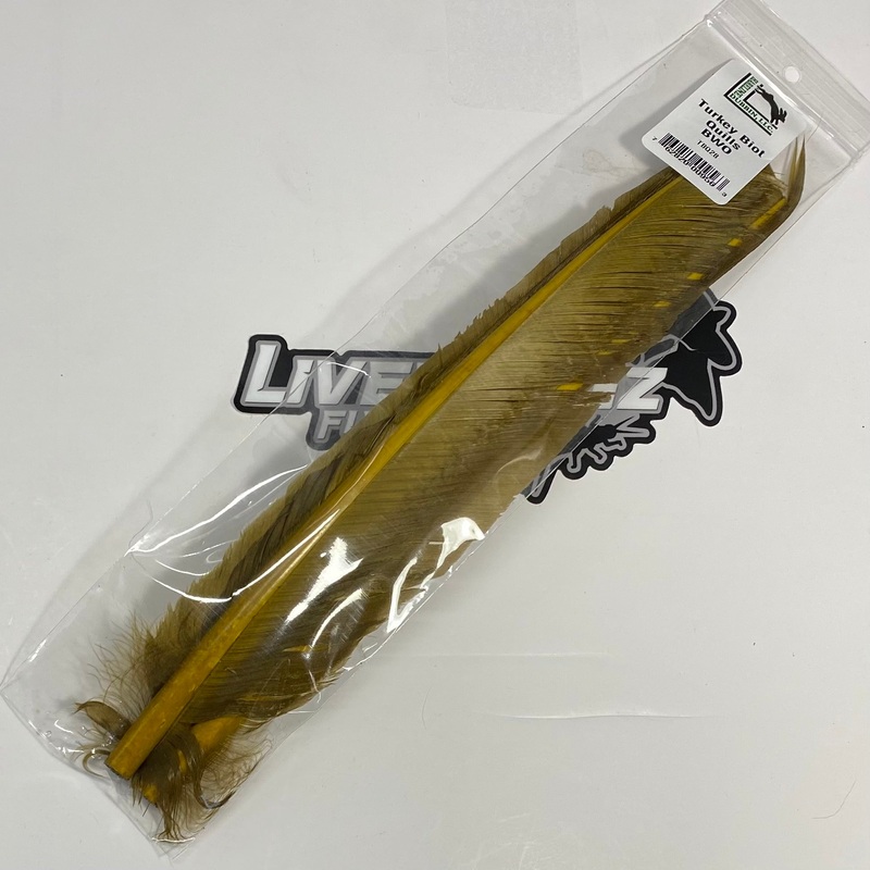 Turkey Biot Quills|BWO|Callibaetis|White|Black|PMD|Brown|Olive|Rusty Spinner