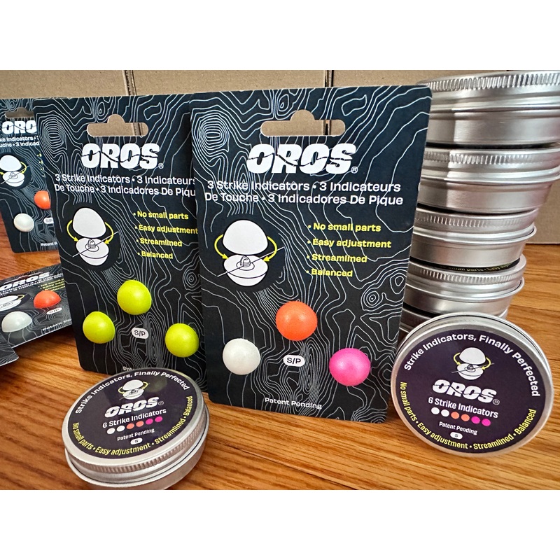 OROS Strike Indicators|X-Small Chartreuse 3pk|X-Small Multi-Color 3pk|Small Anti-Glare Black 3pk|Small Chartreuse 3pk|Small Glow in the Dark 3pk|Small Multi-Color 3pk|Small Red & White 3pk|Small Tech Pack 3pk|Medium Anti-Glare Black 3pk|Medium Chartreuse