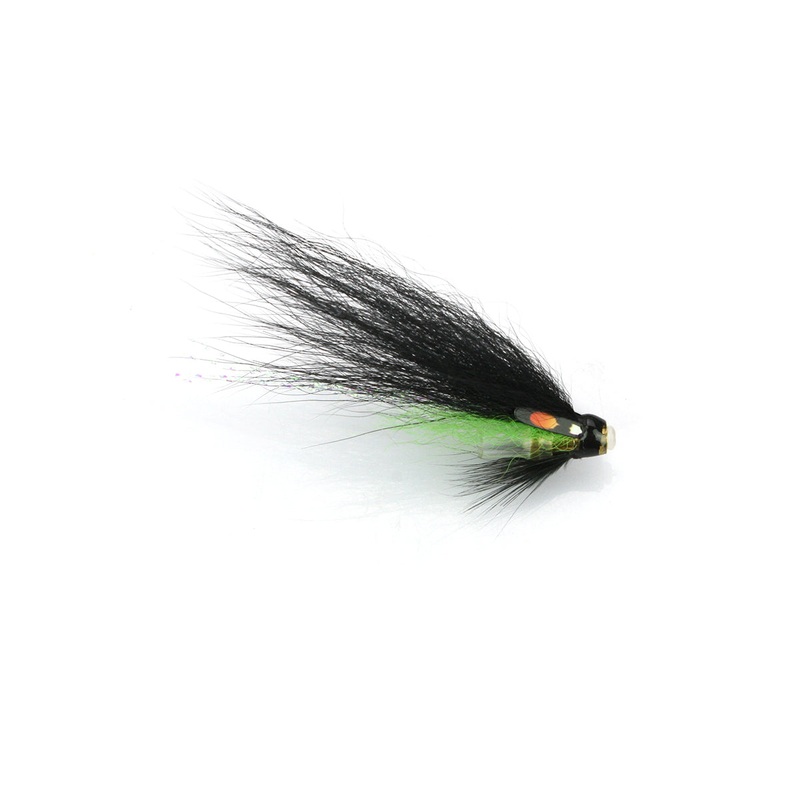 Back Green Butt Loop Bottle Tube Fly Salmon Flies