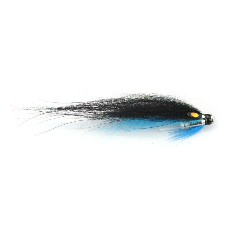 Black Blue Loop Bottle Tube Fly Salmon Flies