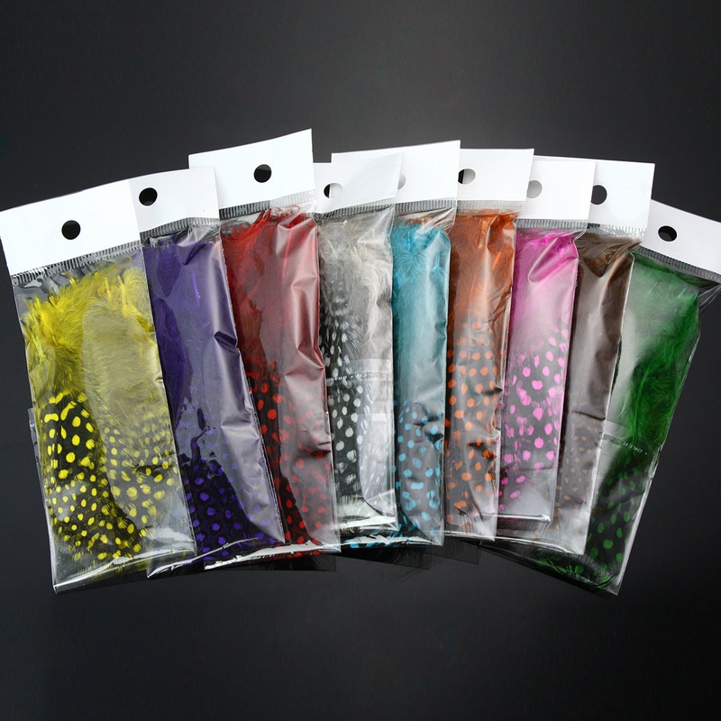 Guinea Hen Feather Saltwater Hackle Fly Tying Material
