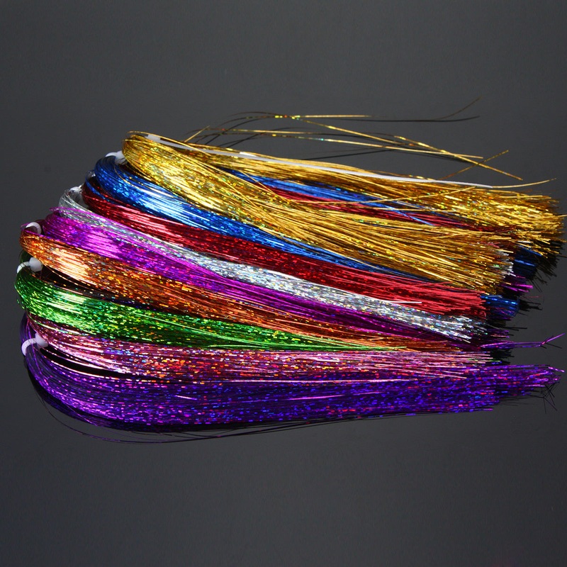 Holographic Flashabou Holo Hedron Fly Tying Materials ; 1/69 Wide By 12 Long
