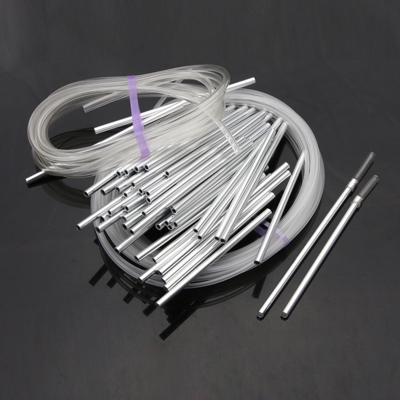 1/8 Inch Extra Long Aluminum Tubes Fly Tying Materials+Liner Tube+Junction Tubeing-50pcs per pack