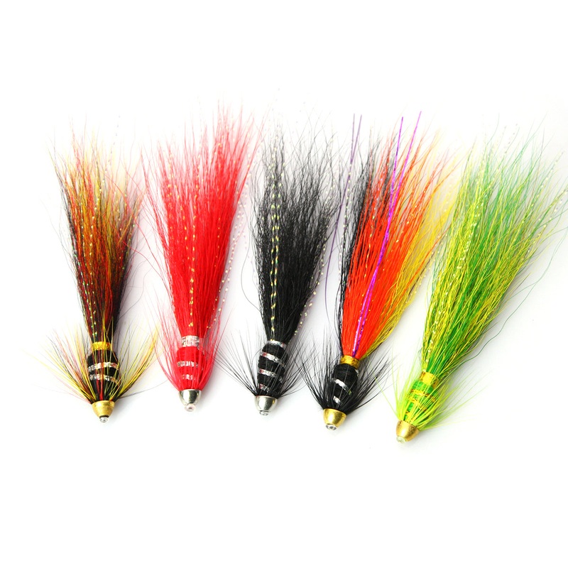 Tube Fly Snaelda Salmon Flies Selection(Black,German,Red,Willie Gunn,Highlander)