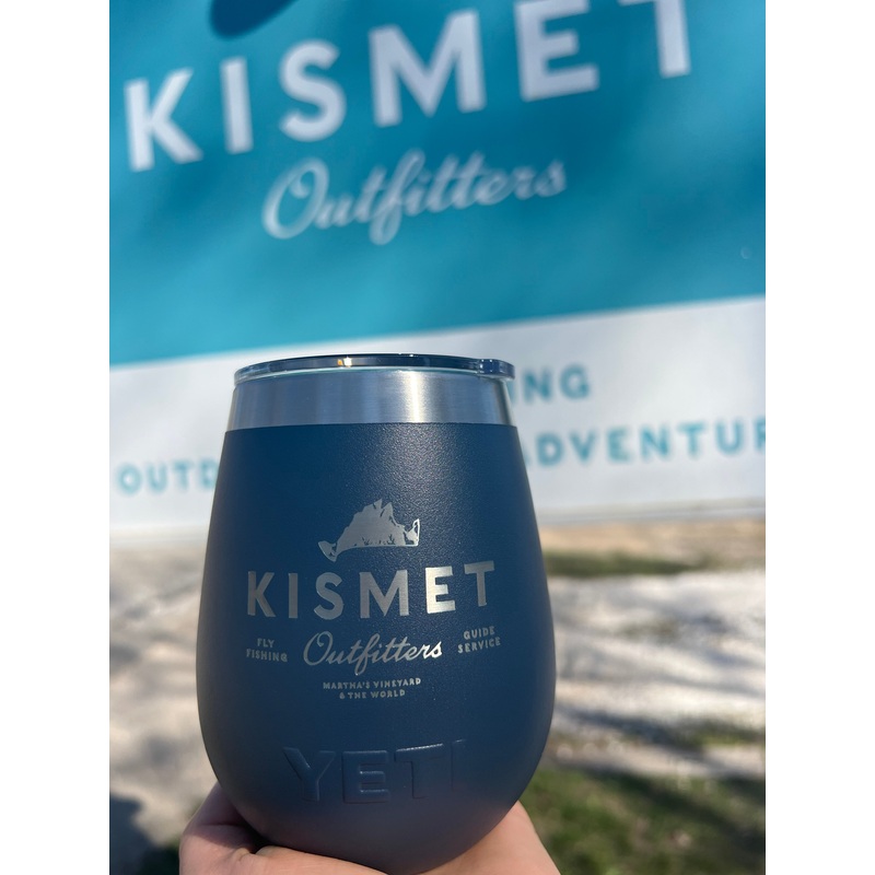 Yeti Kismet Wine Tumbler|White|Sea Foam|Navy