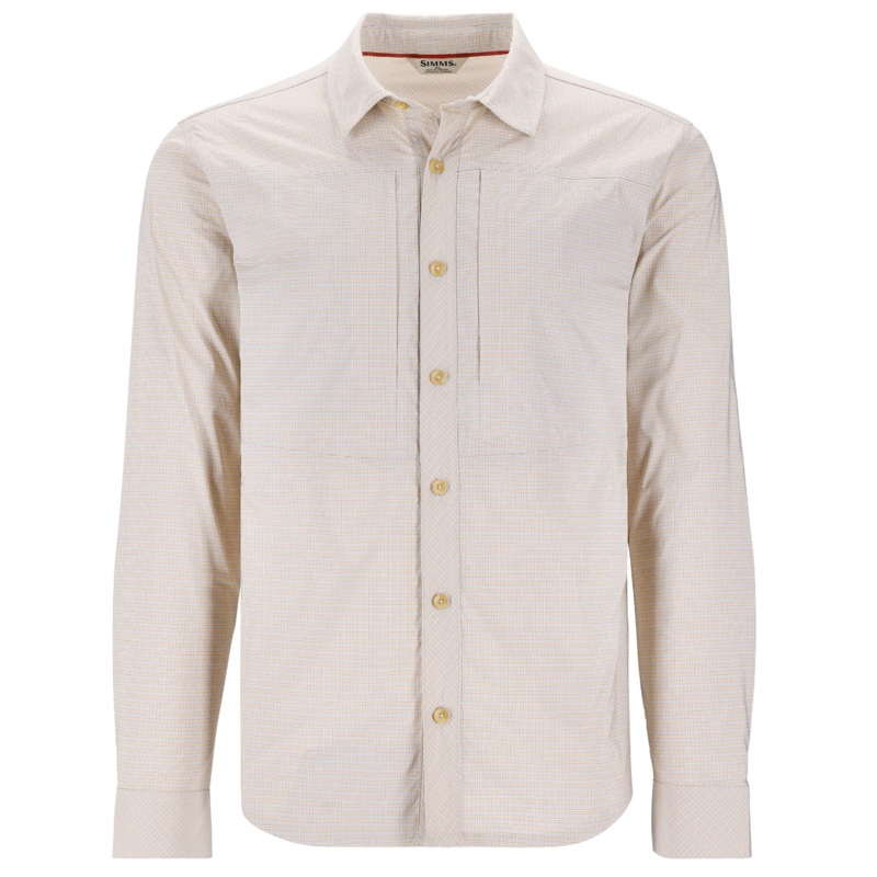 Simms Stone Cold LS Shirt|Medium|Large|X-Large|Bimini Stone Cold Check|Albacore Stone Cold Check