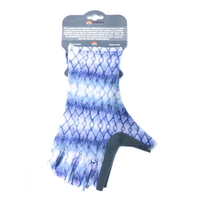 Wingo Fish Skin Casting Gloves