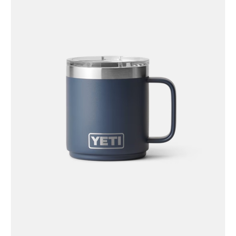 Rambler 10 oz Stackable Mug|Navy|Seafoam|white