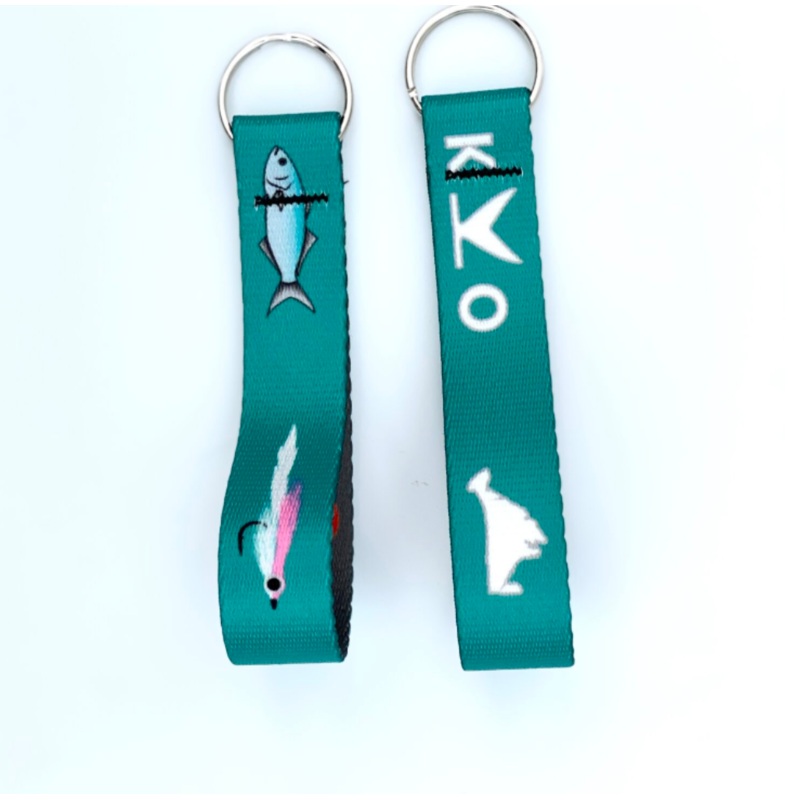 Wingo Key Fob|Kismet & Island|Clouser & Blue|Mahi|Striper