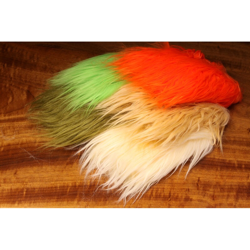 Psuedo Hair|Fl Chartreuse|Olive|Dk. Olive|Hot Pink|Sand