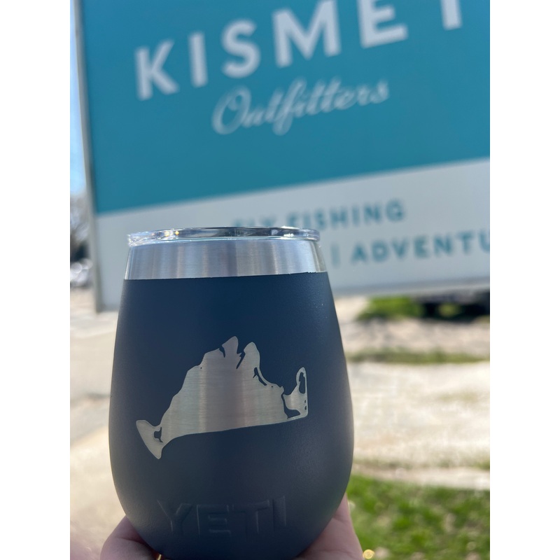 Custom Yeti Wine Tumbler MV Island