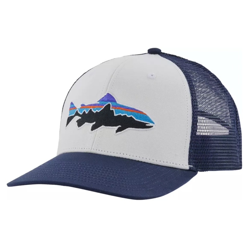 Fitz Roy Trucker Hat|White/Navy Trout|Forge Grey|Black Trout