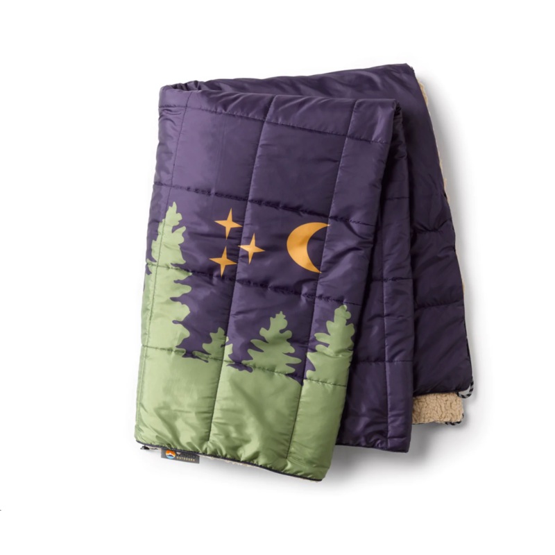 Wingo Convertible Blanket|Under the Stars|Navy Retro
