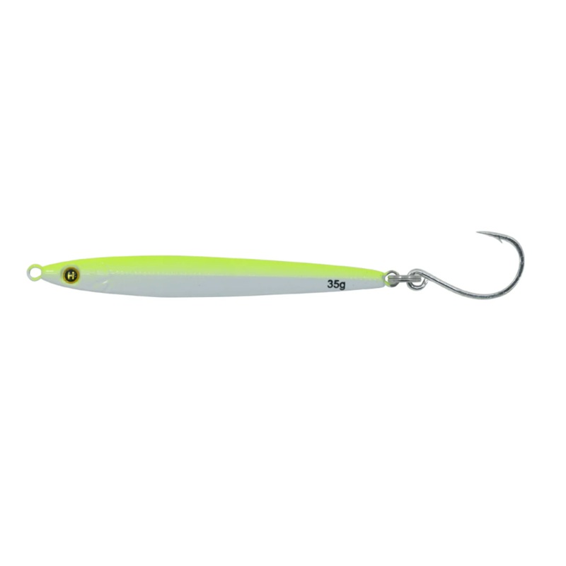 Hogy Sand Eel Jig|3.5″ 1.75 oz|Albie Crack|Olive
