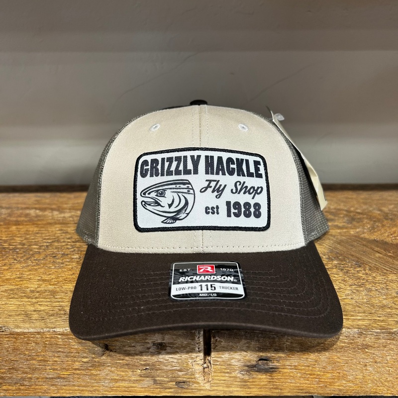 Grizzly Hackle Patch Hat – Est 1988